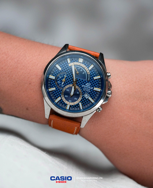 Casio EDIFICE EFR-530 (lên dây da bò)