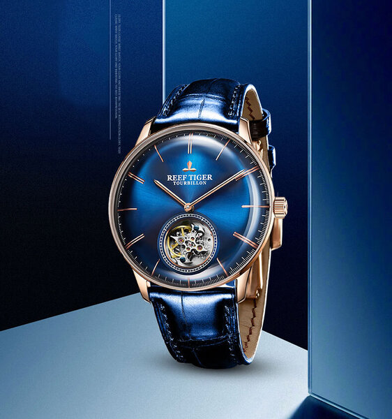 Đồng hồ nam Reef Tiger Tourbillon RGA1930-1