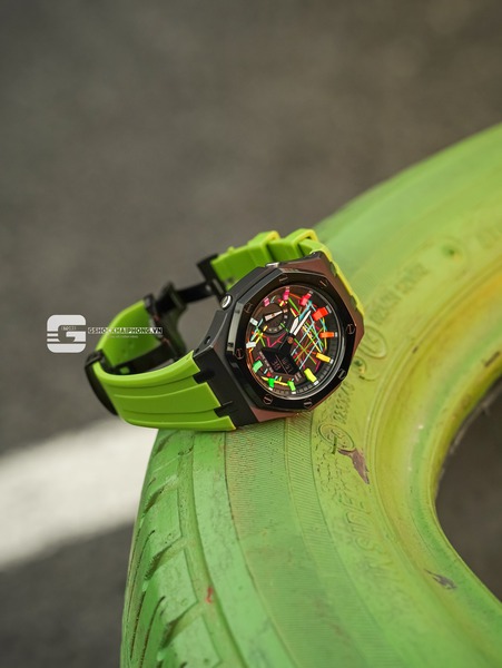 G-SHOCK GA-2100AP - GREEN KERMIT X HYPER COLOR MULTI LINE