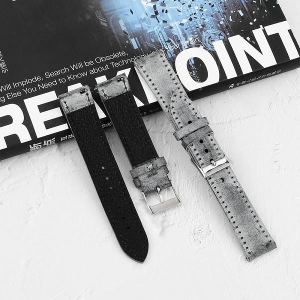 Dây Oil Edge sáp Unisex - size 16mm/ 17mm/ 18mm/ 19mm/ 20mm/ 24mm