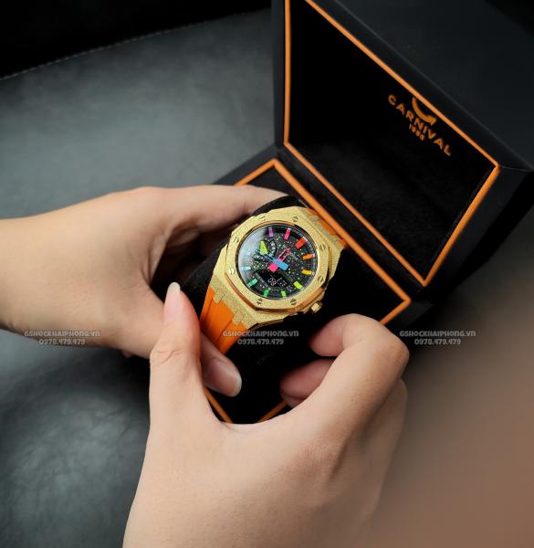 G-SHOCK GA-2100AP - GOLD STARDUST X HYPER COLOR EDITION