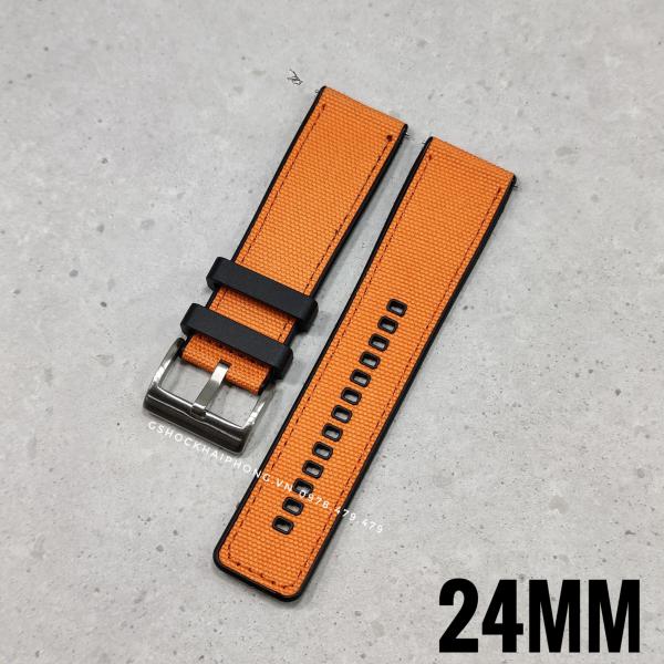 Dây vải nilon chống nước GA-2000 / GA-2200 ( 24mm ) ( Màu Cam ) 