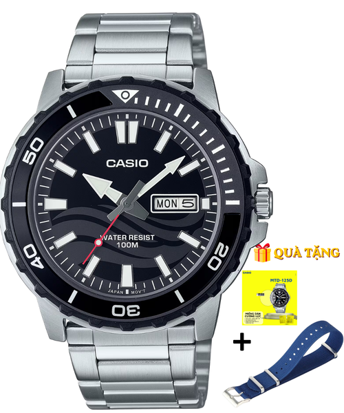 CASIO MTD-125D-1A1 - QUÀ TẶNG TRỊ GIÁ 600K 