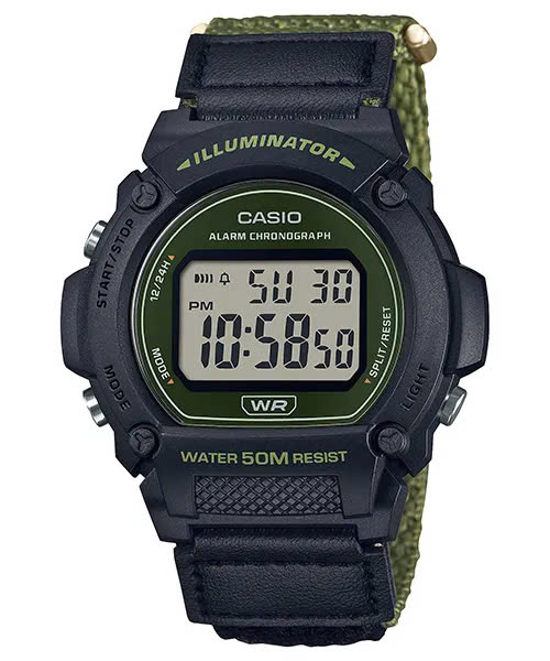 Đồng Hồ Nam Chính Hãng CASIO W-219HB-3AV