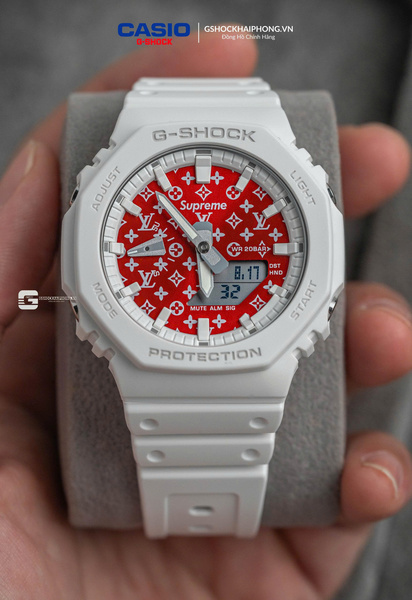 G-SHOCK GA-2100 - LV X SUP RED WHITEOUT