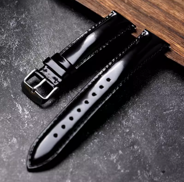 Dây da bò thật bóng cao cấp - size 18mm/ 19mm/ 20mm/ 21mm/ 22mm