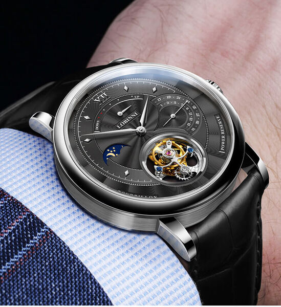  Đồng hồ nam chính hãng LOBINNI Tourbillon L8883-3
