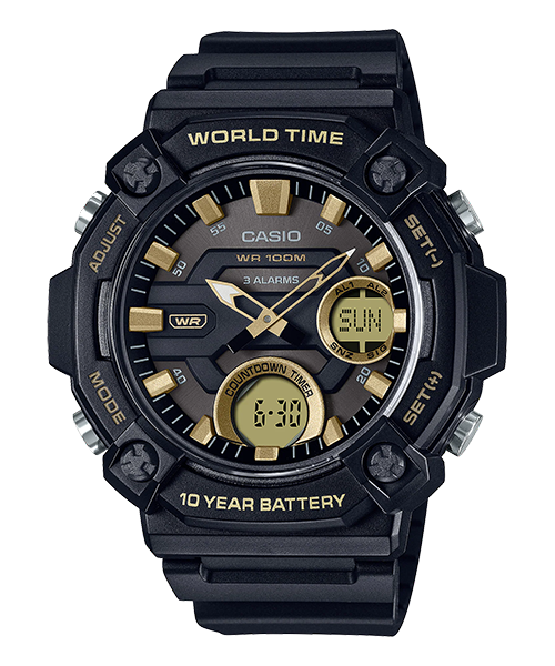 Đồng hồ Nam Chính hãng CASIO AEQ-120W-9A - Pin 10 năm