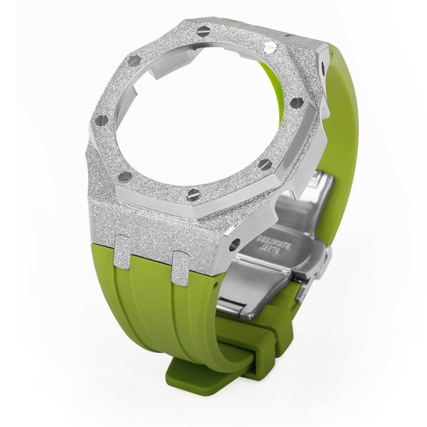 Bộ vỏ GA-2100AP Phun cát Bạc - Dây Cao Su ( Kích vào sp chọn màu dây )