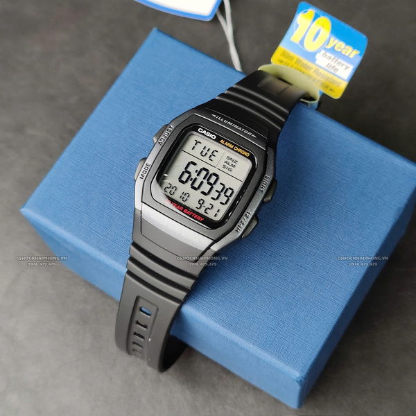 Đồng hồ Nam Chính hãng CASIO W-96H-1B - Pin 10 năm