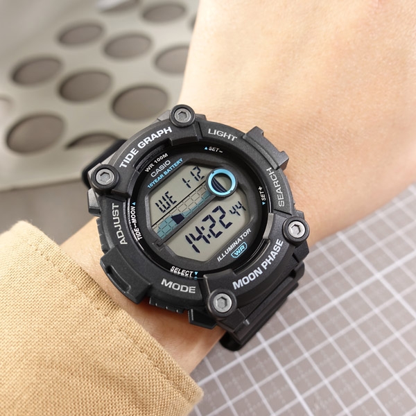 Đồng hồ Nam Chính hãng CASIO WS-1300H-1A - Pin 10 năm