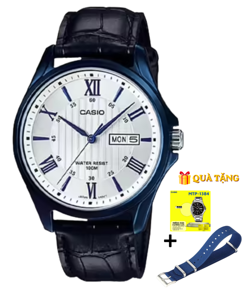 CASIO MTP-1384BUL-7A - QUÀ TẶNG TRỊ GIÁ 600K