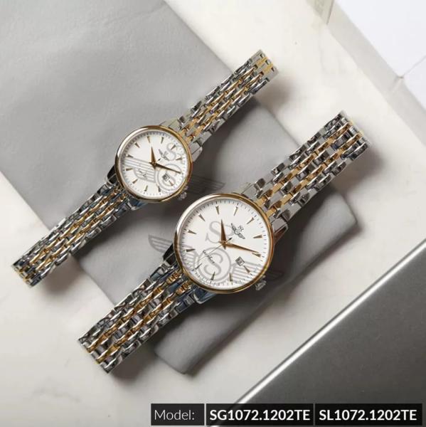 Đồng Hồ Đôi Chính Hãng SRWATCH Timepiece couple TE SR1072.1202TE