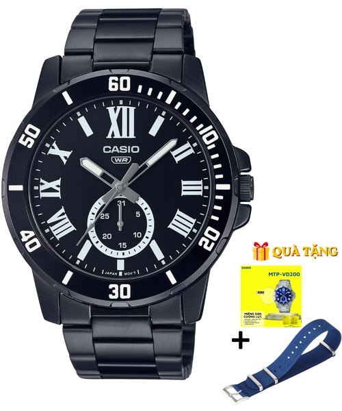 CASIO MTP-VD200B-1B - QUÀ TẶNG TRỊ GIÁ 600K