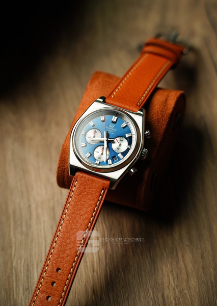 Casio EDIFICE EFB-730D-2A ( lên dây da Italy ) 