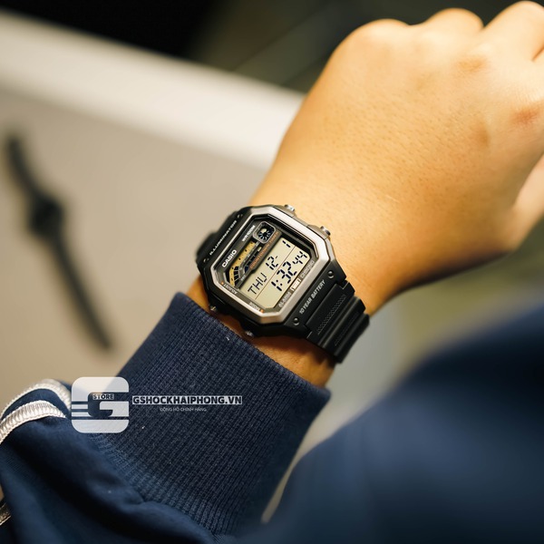 Đồng hồ Nam Chính hãng CASIO WS-1600H-1A - Pin 10 năm