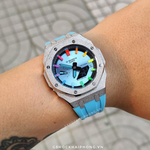 G-SHOCK GA-2100AP - StarDust Sky Blue Mod  G-SHOCK GA-2100AP - StarDust Sky Blue Mod