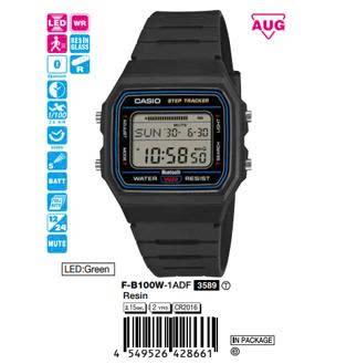 CASIO F-B100W-1A