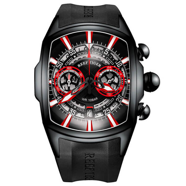 Đồng hồ nam Reef Tiger Aurora Series Tank Chronograph RGA3069G-4