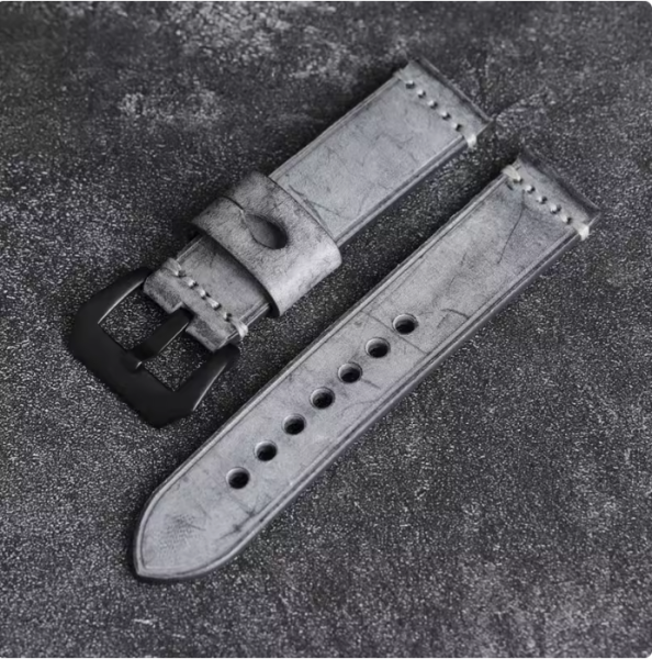 Dây da bò sáp bề mặt - size 20mm/ 22mm/ 24mm