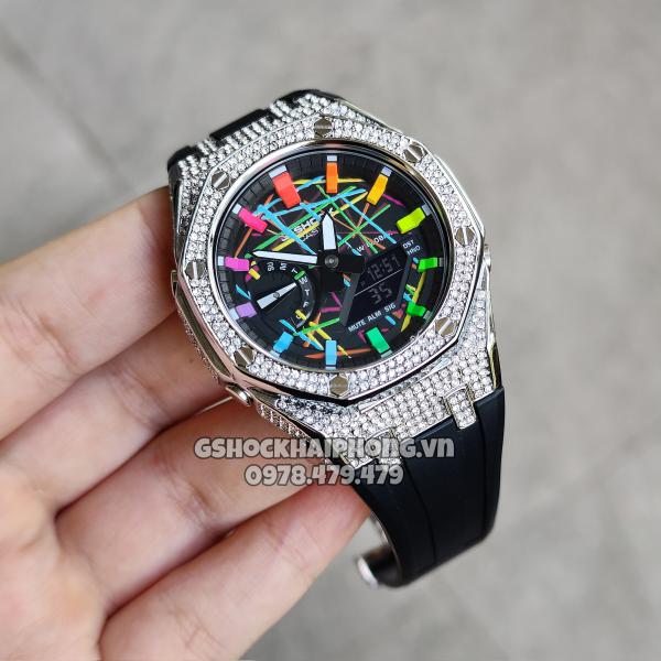 G-SHOCK GA-2100AP - Skyline Hyper Color ( Nạm đá )  