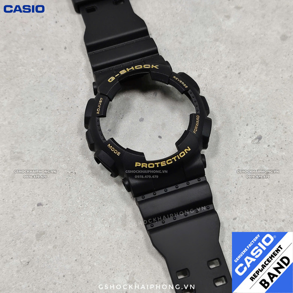 Bộ vỏ GA-100/110/120/140 - Nhám đen chữ vàng