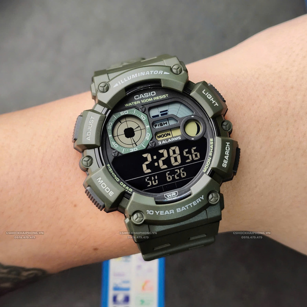 CASIO WS-1500H-3B - QUÀ TẶNG TRỊ GIÁ 300K