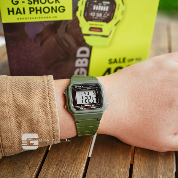 Đồng hồ Nam Chính hãng CASIO W-217H-3AVDF