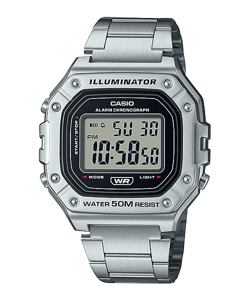 Đồng hồ Nam Chính hãng CASIO W-218HD-1A - Pin 10 năm