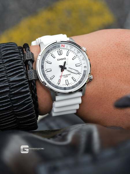 CASIO MTD-130D-7A ( Lên dây cao su Flo )