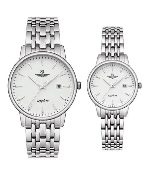 Đồng Hồ Đôi Chính Hãng SRWATCH Timepiece couple TE SR1072.1102TE