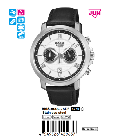 CASIO BESIDE BMS-500L-7A