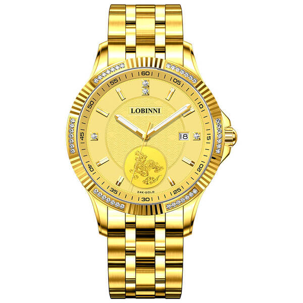 Đồng hồ nam chính hãng LOBINNI L19005-1 (Mạ vàng 24k)