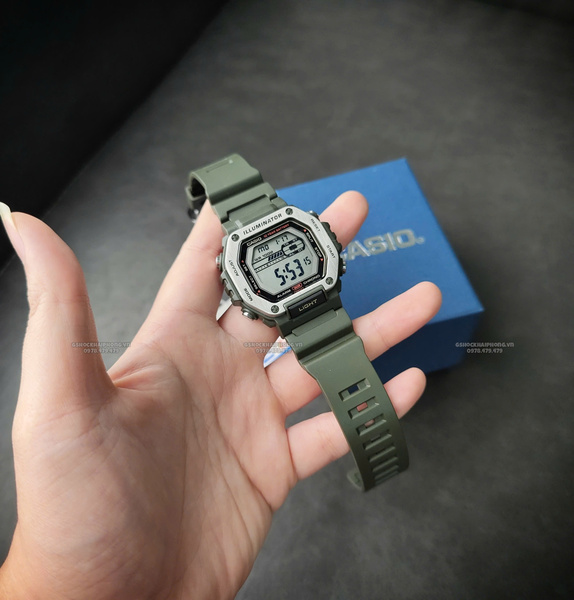 Đồng hồ Nam Chính hãng CASIO MWD-110H-3A - Pin 10 năm