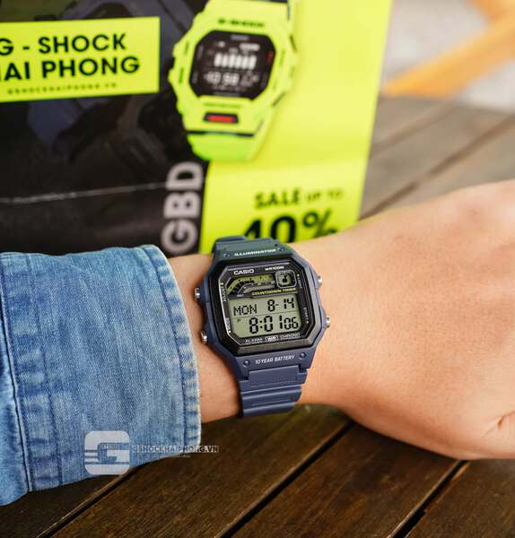 CASIO WS-1600H-2A -  QUÀ TẶNG TRỊ GIÁ 200K