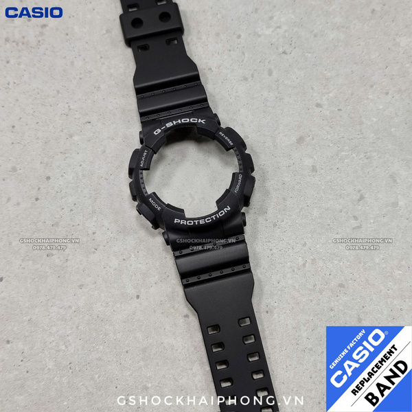 Bộ vỏ GA-100/110/120/140 - Full đen chữ trắng 