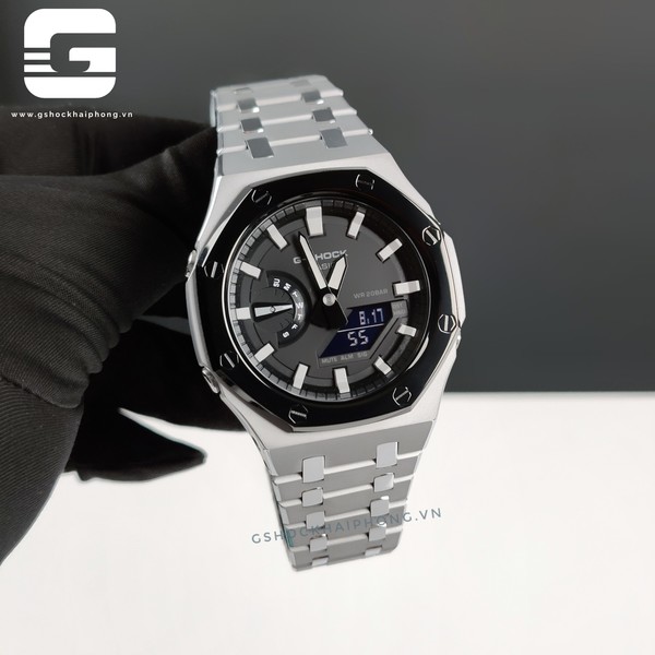 G-SHOCK GA-2100AP - Layers - Black & White Retro