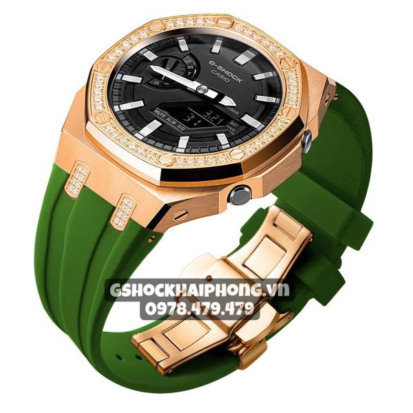 Bộ vỏ Rose Gold nạm đá - ( Kích vào sản phẩm chọn màu dây )