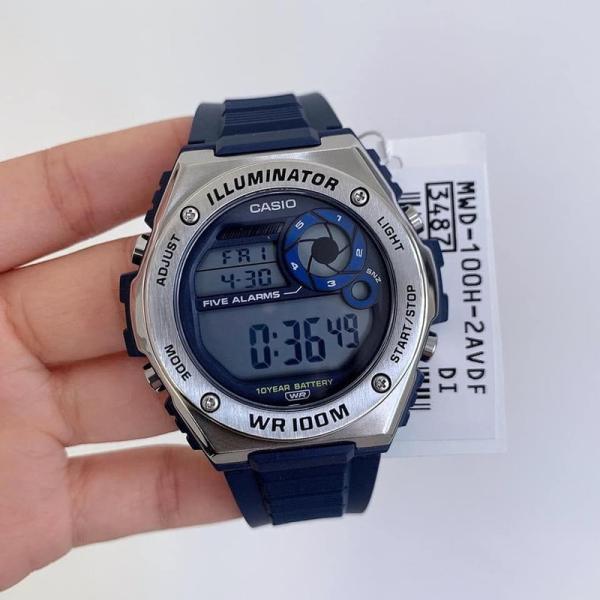 Đồng hồ Nam Chính hãng CASIO MWD-100H-2A - Pin 10 năm