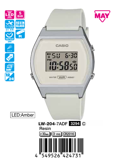 CASIO LW-204-7A