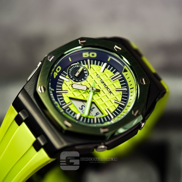 G-SHOCK GA-2100AP - THE OFFSHORE DIVER X GREEN KERMIT 