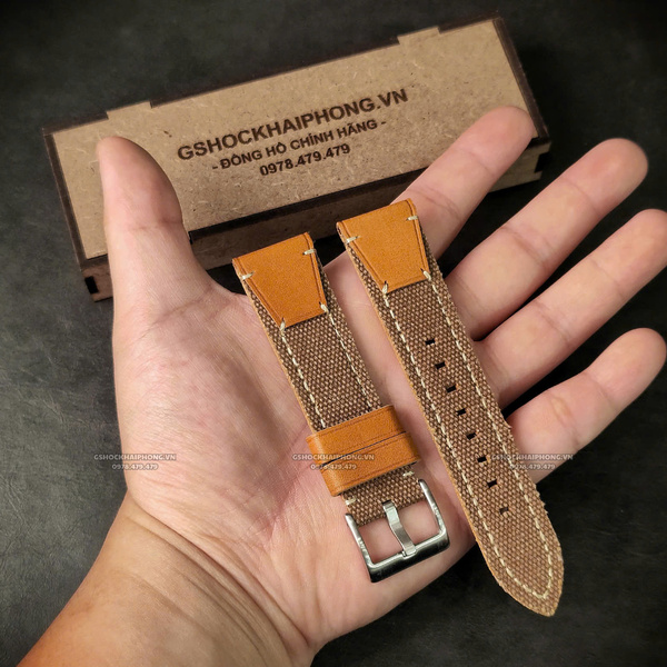 Dây da LEVIS - Màu Nâu - Size 20/22/24mm