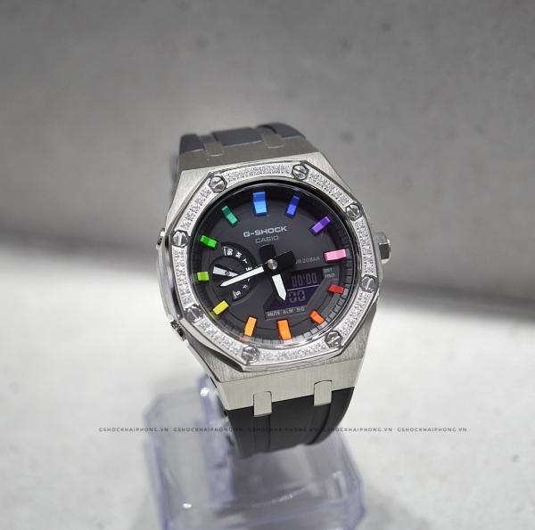 G-SHOCK GA-2100 Rainbow Element ( có núm )