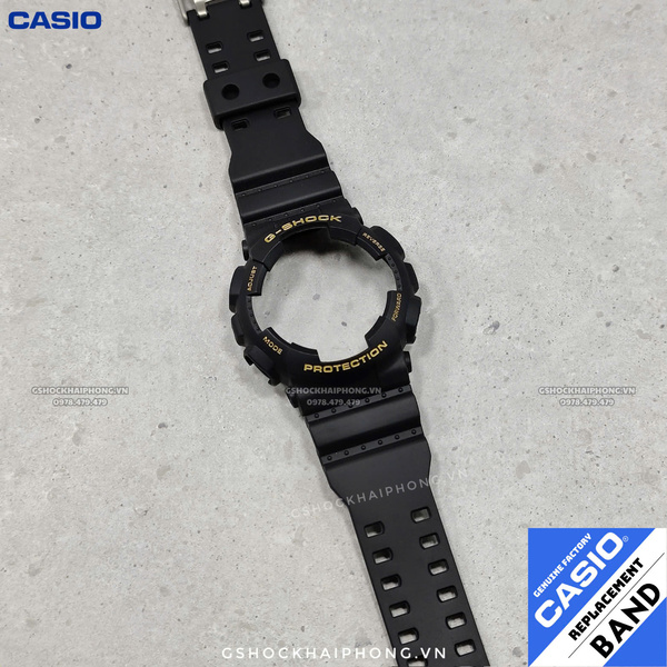 Bộ vỏ GA-100/110/120/140 - Nhám đen chữ vàng