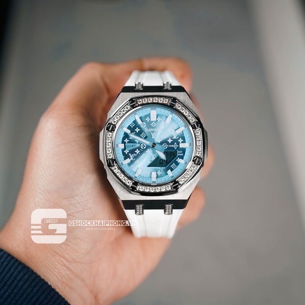 G-SHOCK GA-2100AP - ICE BLUE X LV - SUPERME