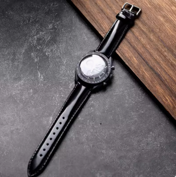 Dây da bò thật bóng cao cấp - size 18mm/ 19mm/ 20mm/ 21mm/ 22mm