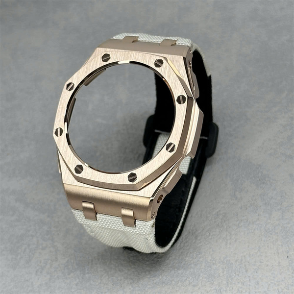 Bộ vỏ thép ROSE GOLD - Dây Velcro ( Thế hệ 5 cao cấp ) ( Kích vào sản phẩm chọn màu dây )