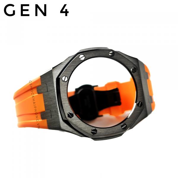 Bộ vỏ GA-2100AP - Gen 4 - Thép đen dây cam