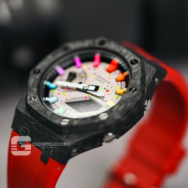 G-SHOCK GA-2100AP - METAL HYPER RB X CARBON CASE
