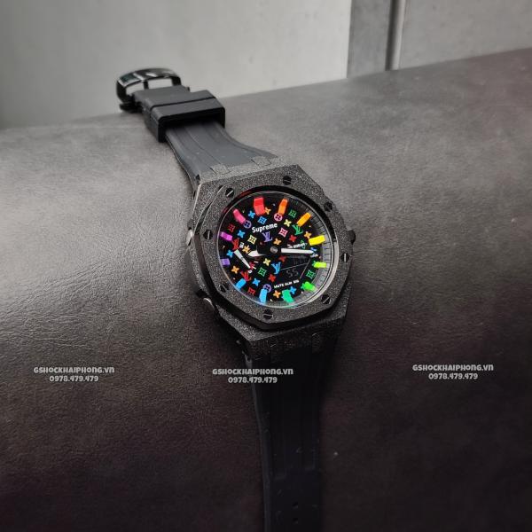 G-SHOCK GA-2100AP - HYPER BLACKFROST X LV X SUPREME 